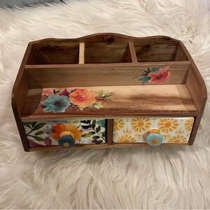 Pioneer Woman 2018 Willow Flatware Silverware Caddy Holder. Lightly used